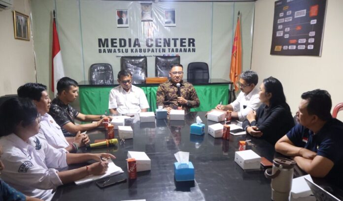 Bawaslu Tabanan bersama stakeholder membahas penanganan pelanggaran Pemilu 2029