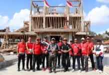 Tugu Singasana Tabanan Dibangun 30 Meter, Bawa Kisah Masa Lalu hingga Visi 100 Tahun ke Depan Bupati Tabanan I Komang Gede Sanjaya meninjau progres pembangunan Tugu Singasana