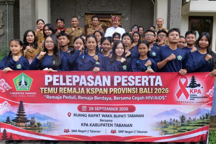 Wabup Tabanan melepas kontingen KSPAN Tabanan menuju Muspa Bali II 2026