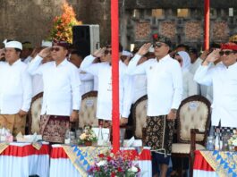 Sanjaya Dorong Sinergi ABPEDNAS dan ASLINMAS Perkuat Desa Bupati Tabanan I Komang Gede Sanjaya menghadiri pengukuhan ABPEDNAS dan ASLINMAS Bali di Renon