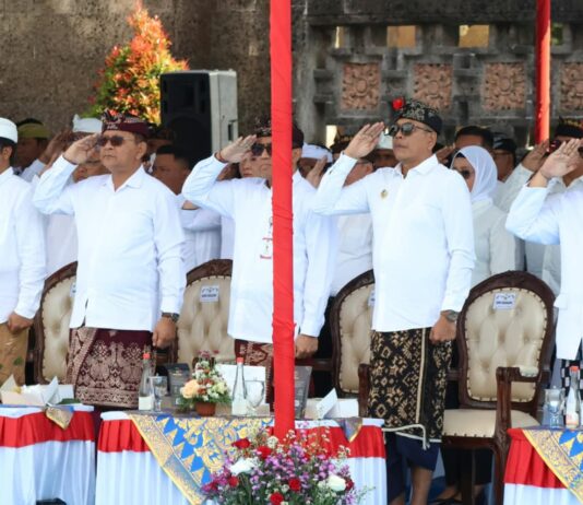 Sanjaya Dorong Sinergi ABPEDNAS dan ASLINMAS Perkuat Desa Bupati Tabanan I Komang Gede Sanjaya menghadiri pengukuhan ABPEDNAS dan ASLINMAS Bali di Renon