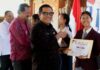 Bupati Tabanan Kukuhkan Pengurus OSIS, 38.783 Pelajar Ikuti Pemilihan Bupati Tabanan menghadiri pengukuhan pengurus OSIS se-Kabupaten Tabanan 2026.