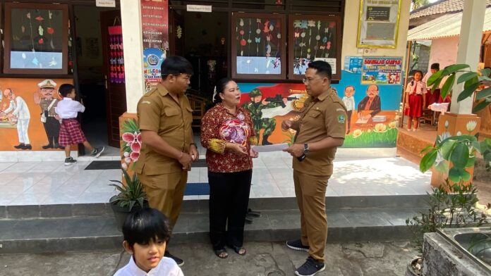 Survei lapangan Disdik Tabanan untuk mendata aset daerah sebagai fasilitas pendukung pendidikan anak usia dini (PAUD).
