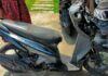 Kecelakaan motor Vario terjun ke sungai di Jembatan Gelagah Marga Tabanan