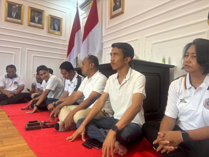 Kepala Lapas Tabanan Basuki Raharjo menjelaskan persoalan overkapasitas lapas Tabanan