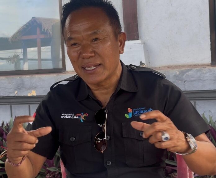 I Ketut Purna memberikan klarifikasi terkait pemeriksaan kendaraan dan retribusi di DTW Jatiluwih.