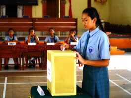 Pemilos Serentak 2026 di Tabanan Libatkan 38.783 Pemilih Pelajar mengikuti Nyoblos Serentak 2026 untuk memilih Ketua dan Wakil Ketua OSIS di sekolah-sekolah se-Kabupaten Tabanan sebagai pembelajaran demokrasi sejak dini.