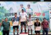 Pertandingan final turnamen tenis nasional Bupati Badung Open 2026 di Lapangan Tenis GOR Lumintang, Denpasar.