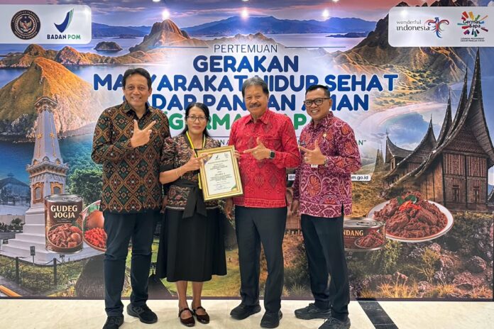 SMP Negeri 2 Kediri, perwakilan Provinsi Bali, meraih Juara I nasional lomba pembudayaan keamanan pangan BPOM 2026 dan mendapat apresiasi dari Wakil Bupati Tabanan I Made Dirga