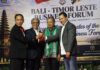 Gubernur Bali Wayan Koster menerima Menteri Timor-Leste di Jaya Sabha