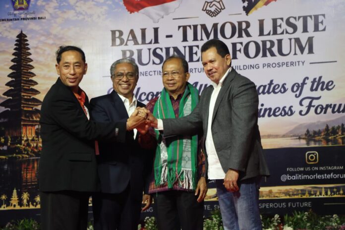 Gubernur Bali Wayan Koster menerima Menteri Timor-Leste di Jaya Sabha